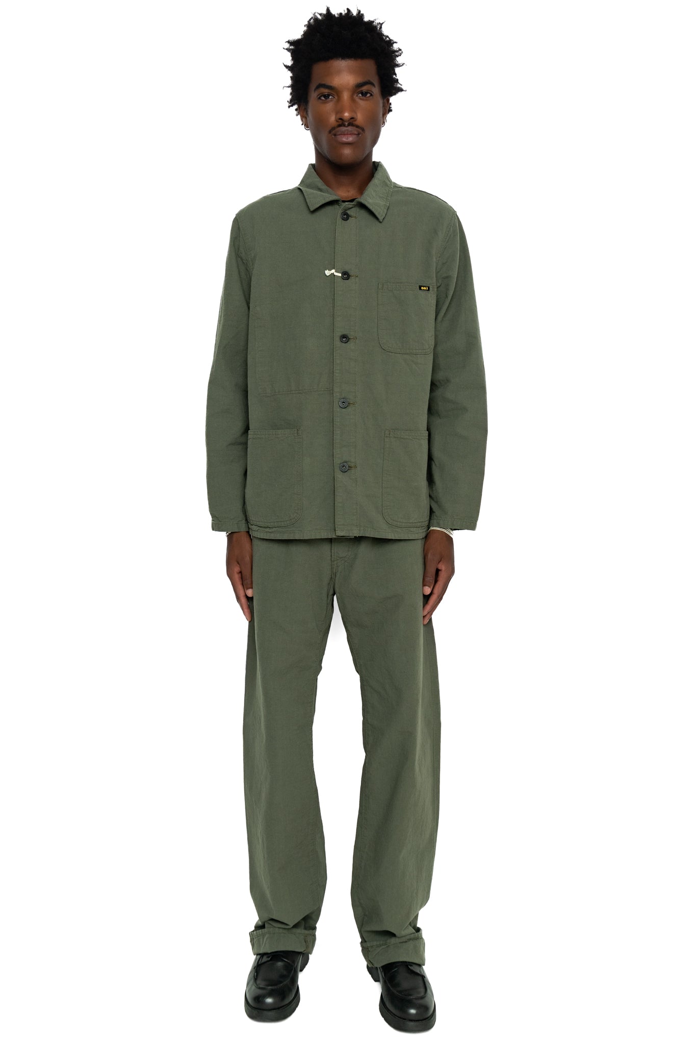 03500-8GG 8oz Betacham Coverall - Green Grey