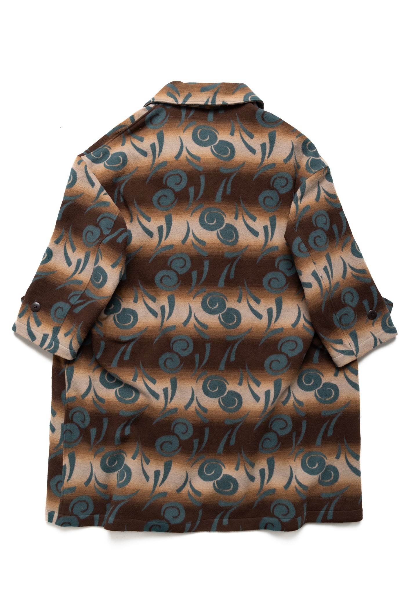 Napping Cotton PUEBLO VOLTEX HOSPITAL CAVALIER Coat - Brown