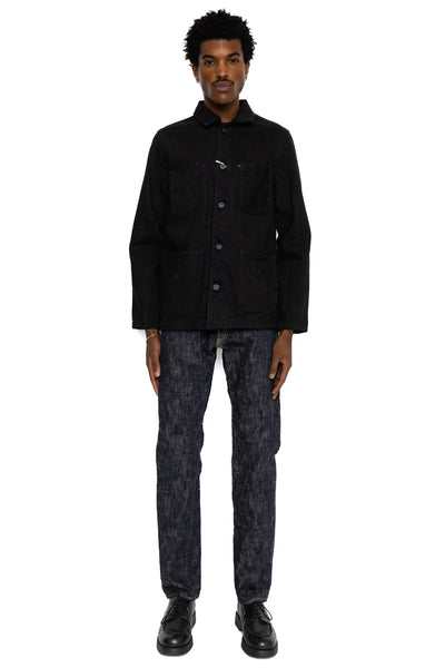 03502ZR-BKBK 20oz Secret Black Denim Coverall