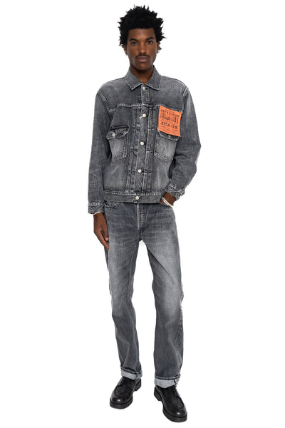 Dartford 1101BKHW Straight Fit Black Denim