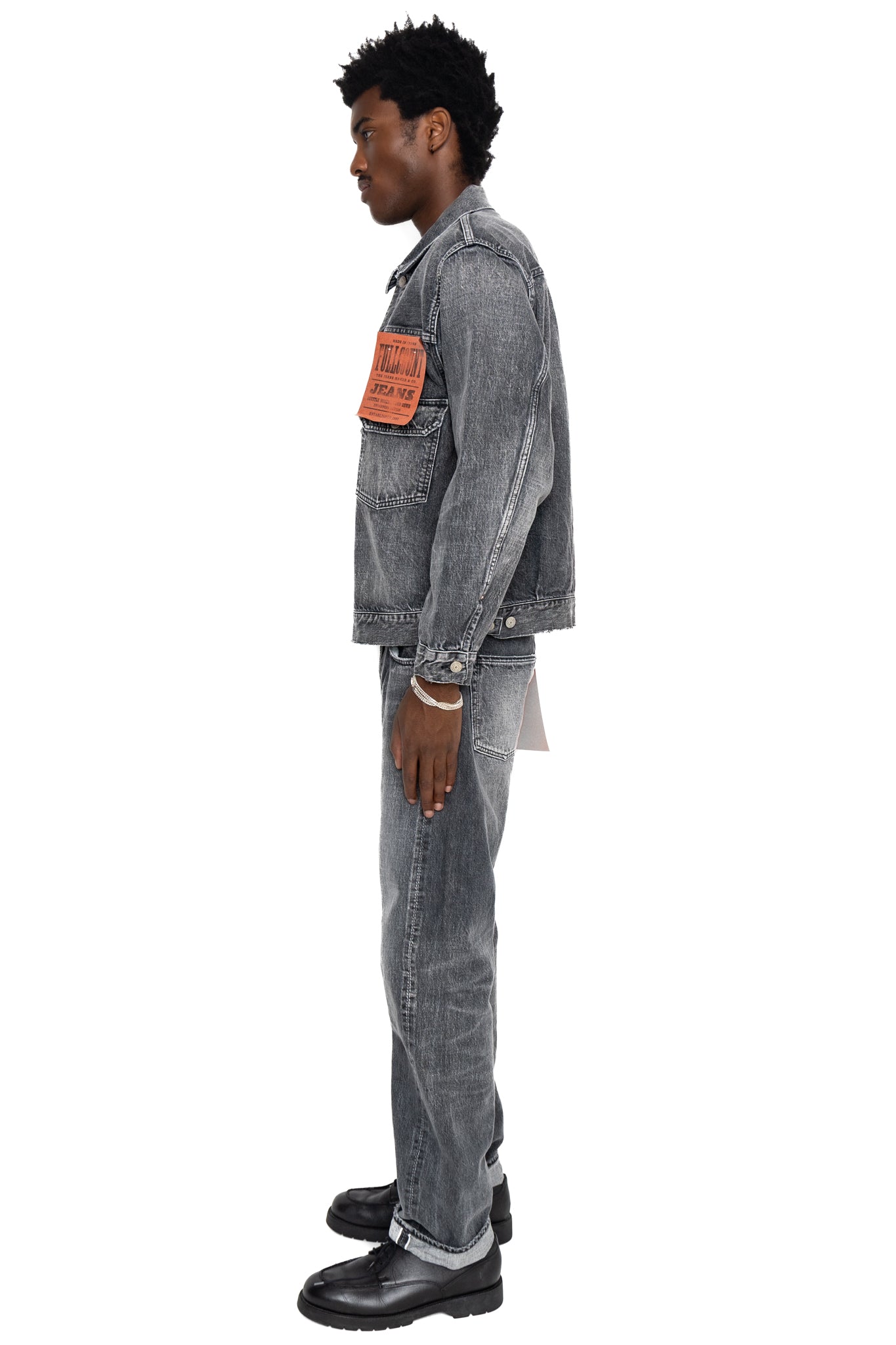 Dartford 1101BKHW Straight Fit Black Denim