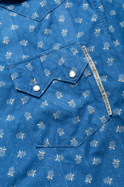 Dobby Stripe IDG Open Collar Western BIG Shirt