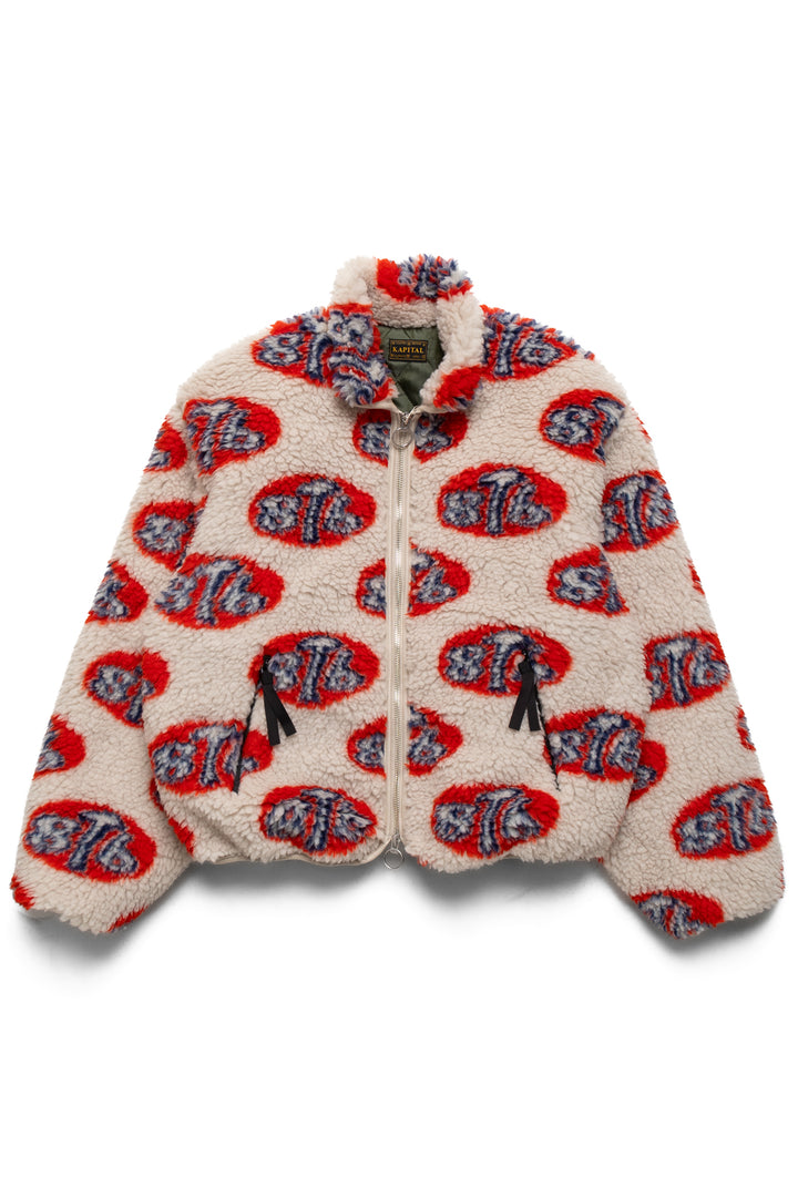 Kapital 8T6 Boa Fleece Drizzler JKT - Ecru – BLUE IN GREEN SOHO