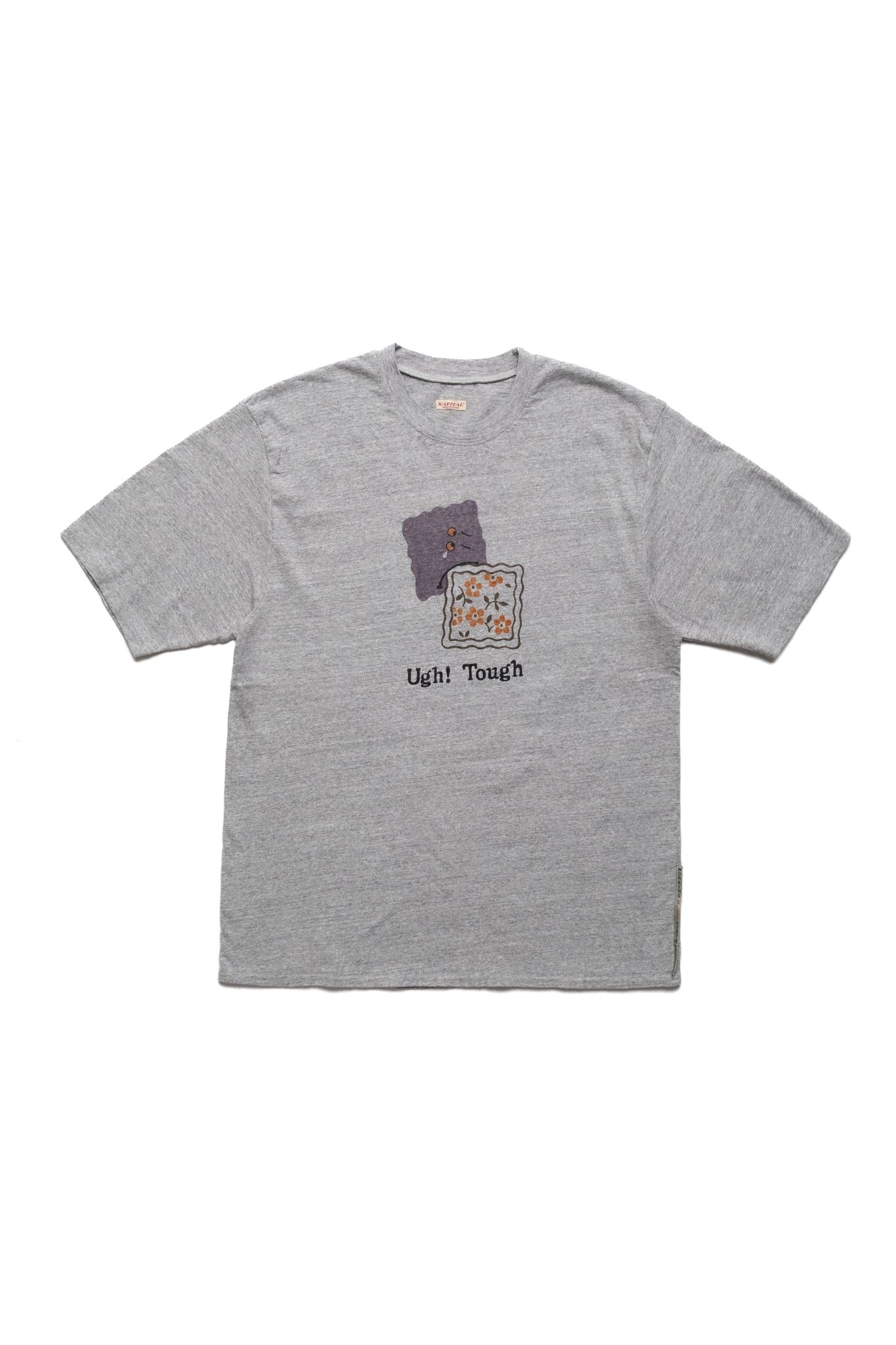 TOP Jersey Crew T (TOUGH PECKISH BOWY) - Grey