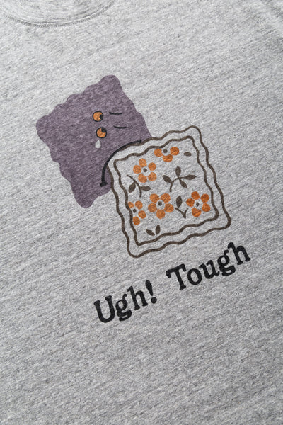 TOP Jersey Crew T (TOUGH PECKISH BOWY) - Grey