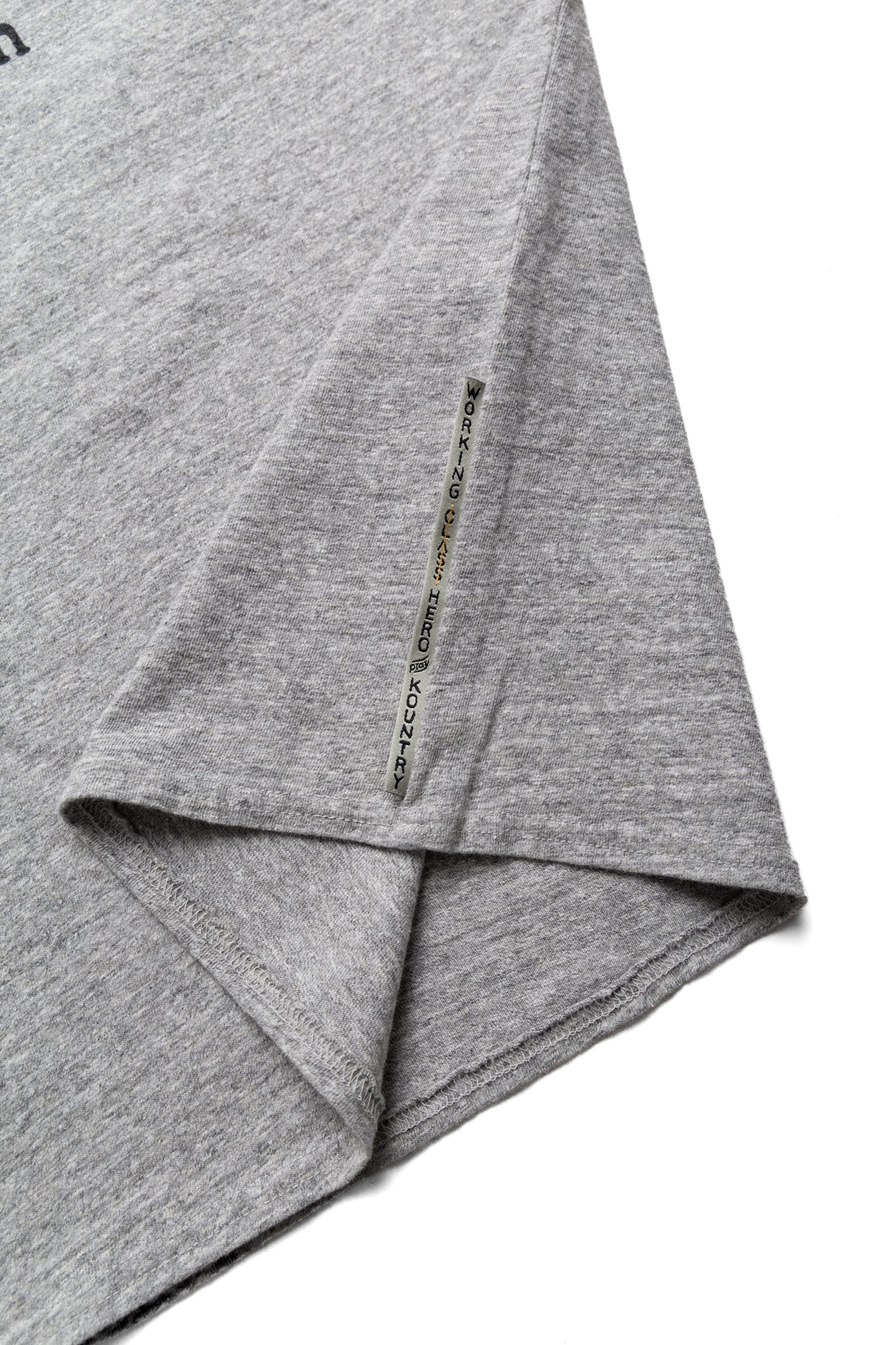 TOP Jersey Crew T (TOUGH PECKISH BOWY) - Grey