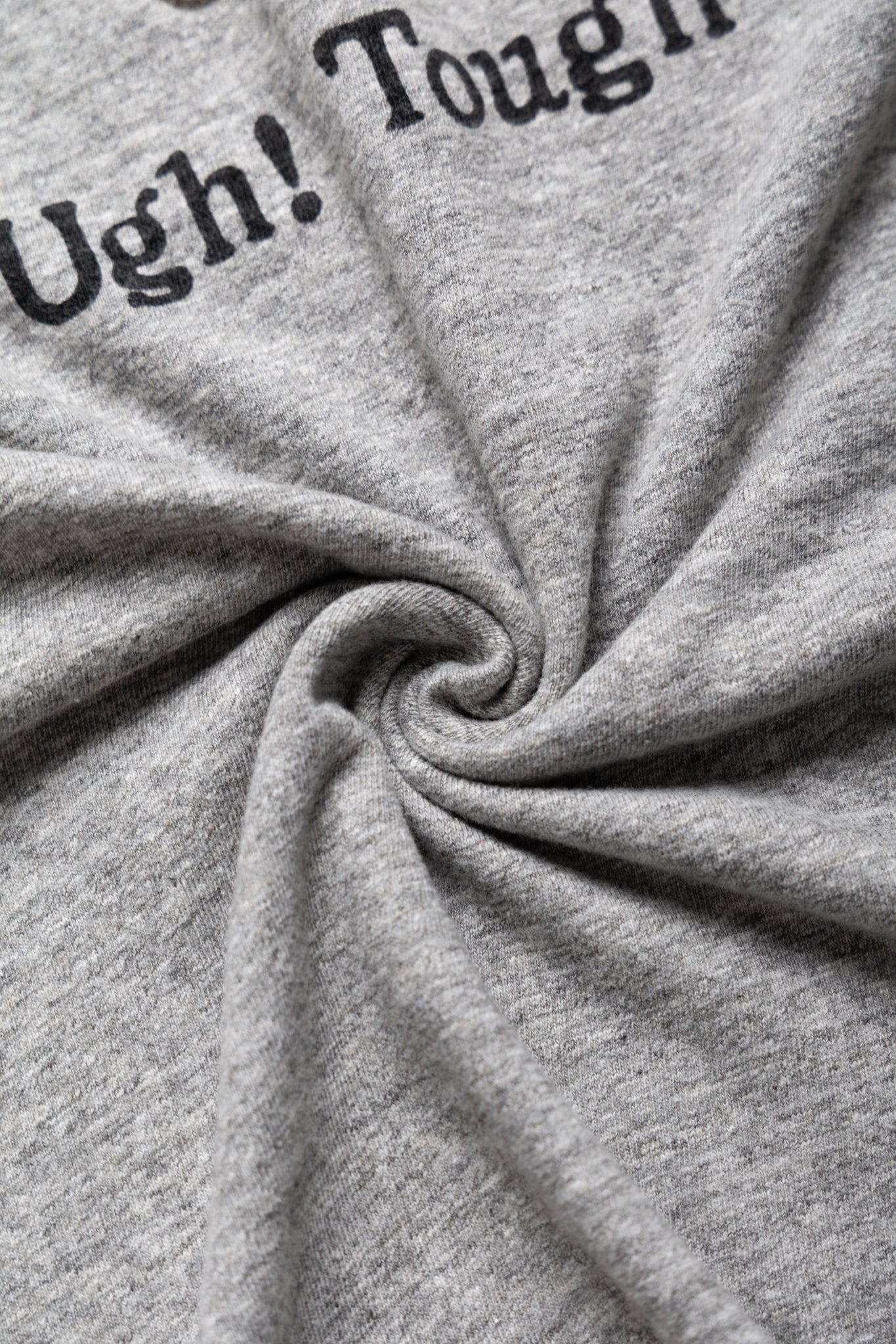 TOP Jersey Crew T (TOUGH PECKISH BOWY) - Grey