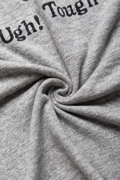 TOP Jersey Crew T (TOUGH PECKISH BOWY) - Grey