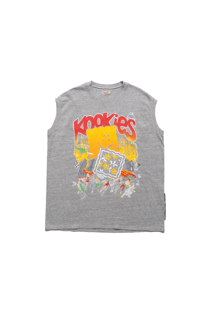Kapital TOP Jersey Non-Sleeve BIG T (BUSTER PECKISH BOWY) -Grey