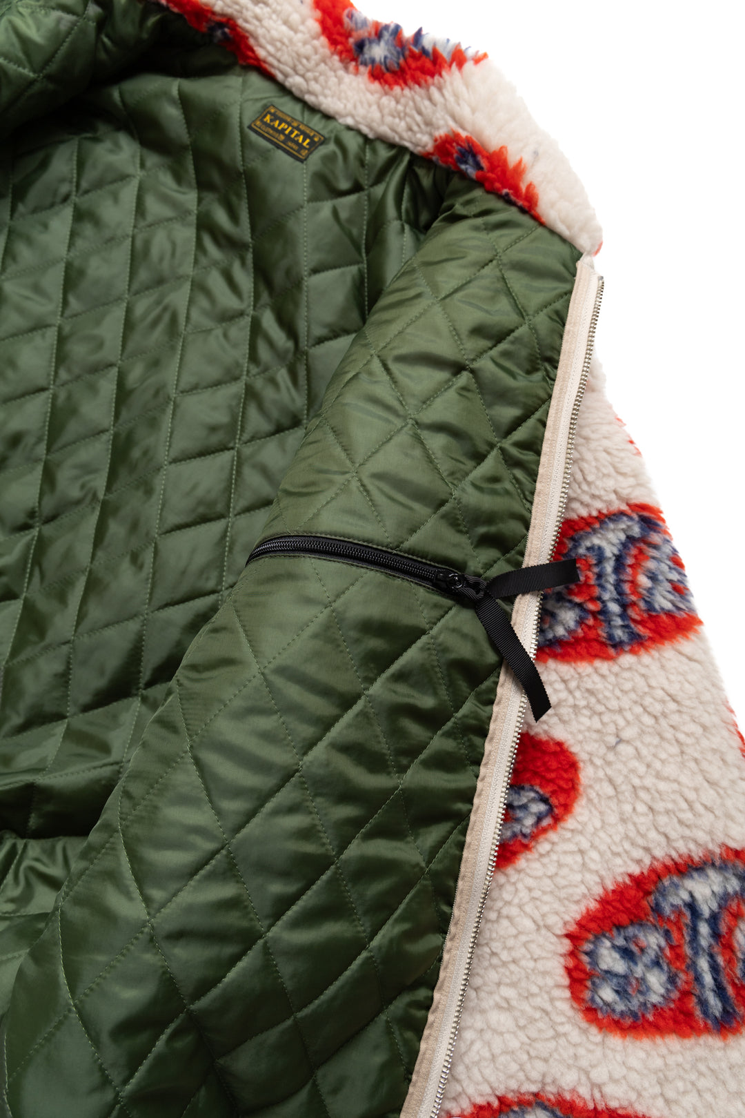 Kapital 8T6 Boa Fleece Drizzler JKT - Ecru – BLUE IN GREEN SOHO