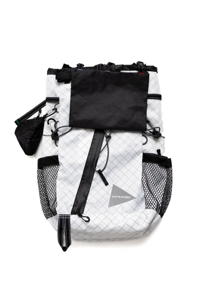 and wander ECOPAK 30L BACKPACK - OFF WHITE