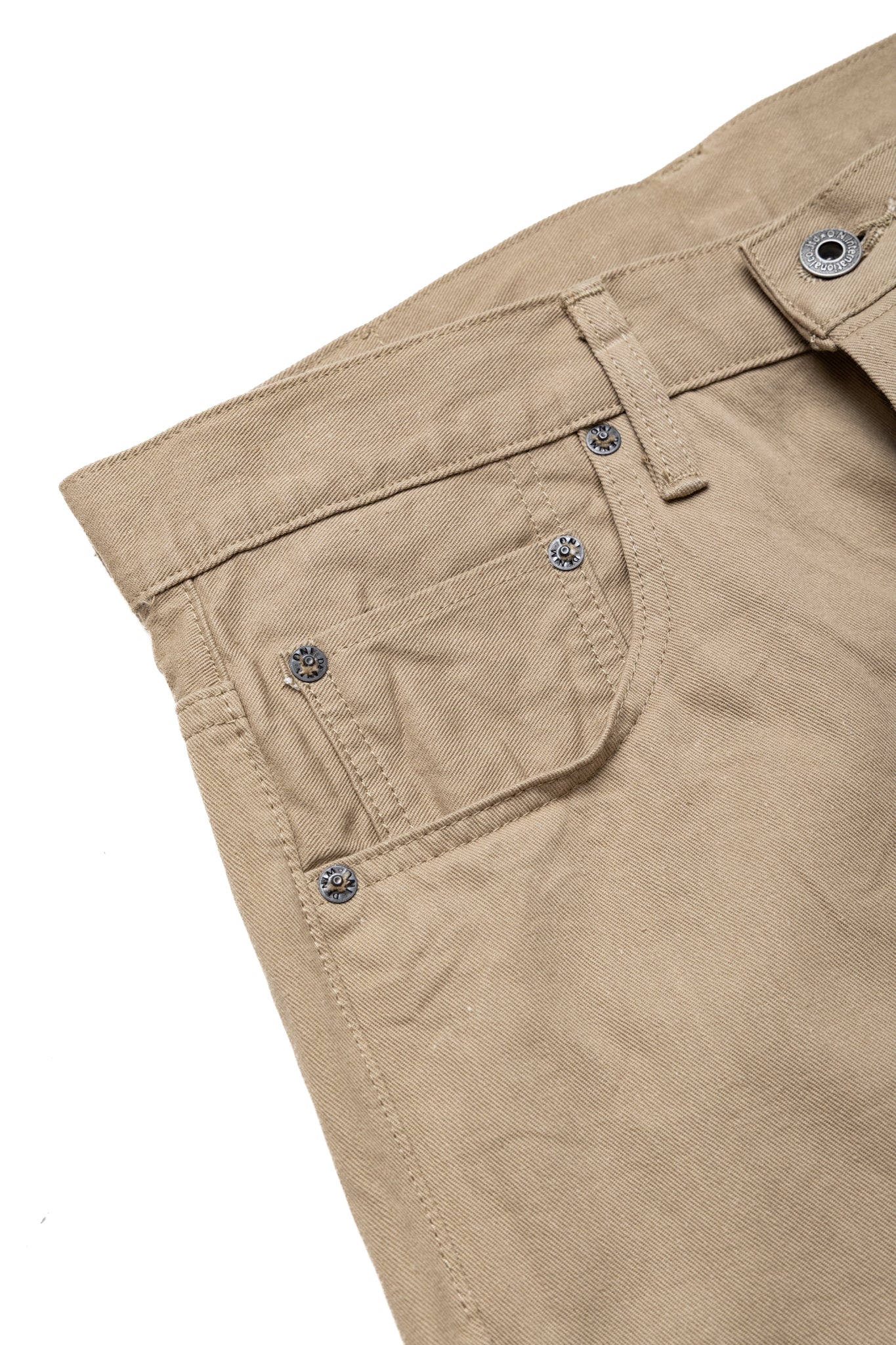 266SVC-KHB 8oz Selvedge Chino Relax Straight - Khaki Beige