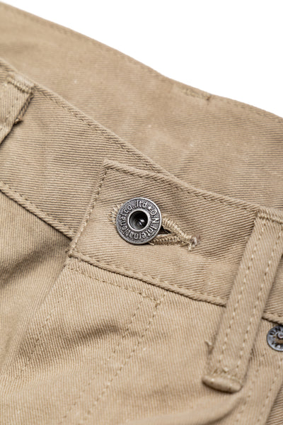 266SVC-KHB 8oz Selvedge Chino Relax Straight - Khaki Beige