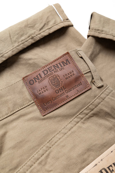 266SVC-KHB 8oz Selvedge Chino Relax Straight - Khaki Beige