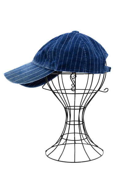 Indigo Wabash Corduroy B.B. Cap Hard Wash