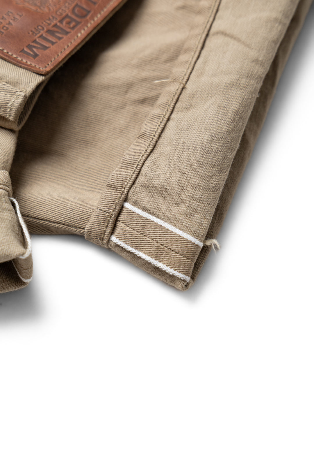 Oni Denim 266SVC-KHB 8oz Selvedge Chino Relax Straight - Khaki