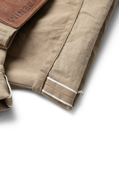 266SVC-KHB 8oz Selvedge Chino Relax Straight - Khaki Beige
