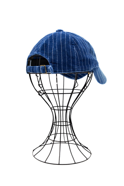 Indigo Wabash Corduroy B.B. Cap Hard Wash