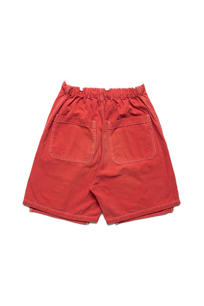 Canvas W-Knee EASY Shorts - California Red