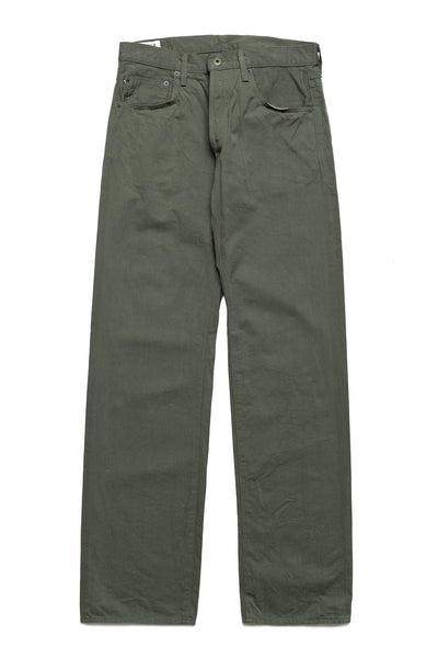 266SVC-GOL 8oz Selvedge Chino Relax Straight - Greyish Olive