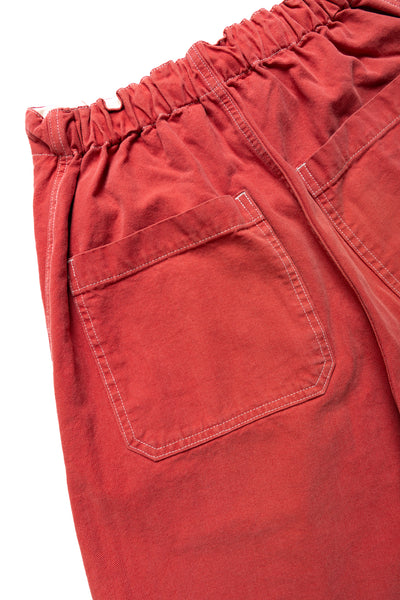 Canvas W-Knee EASY Shorts - California Red