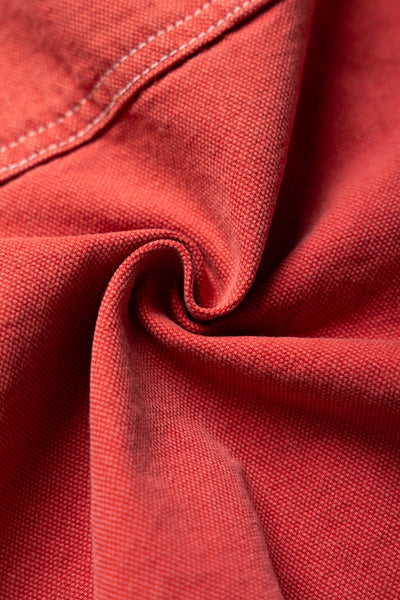 Canvas W-Knee EASY Shorts - California Red