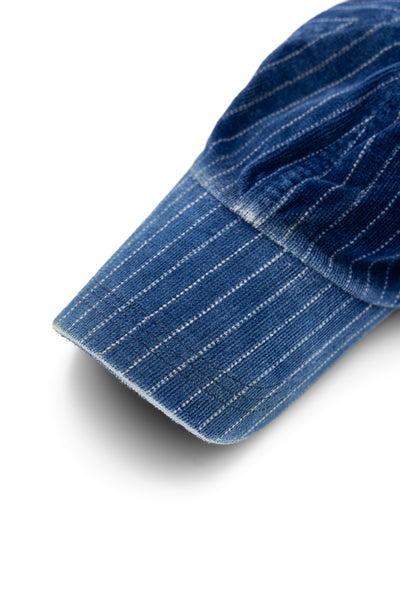 Indigo Wabash Corduroy B.B. Cap Hard Wash