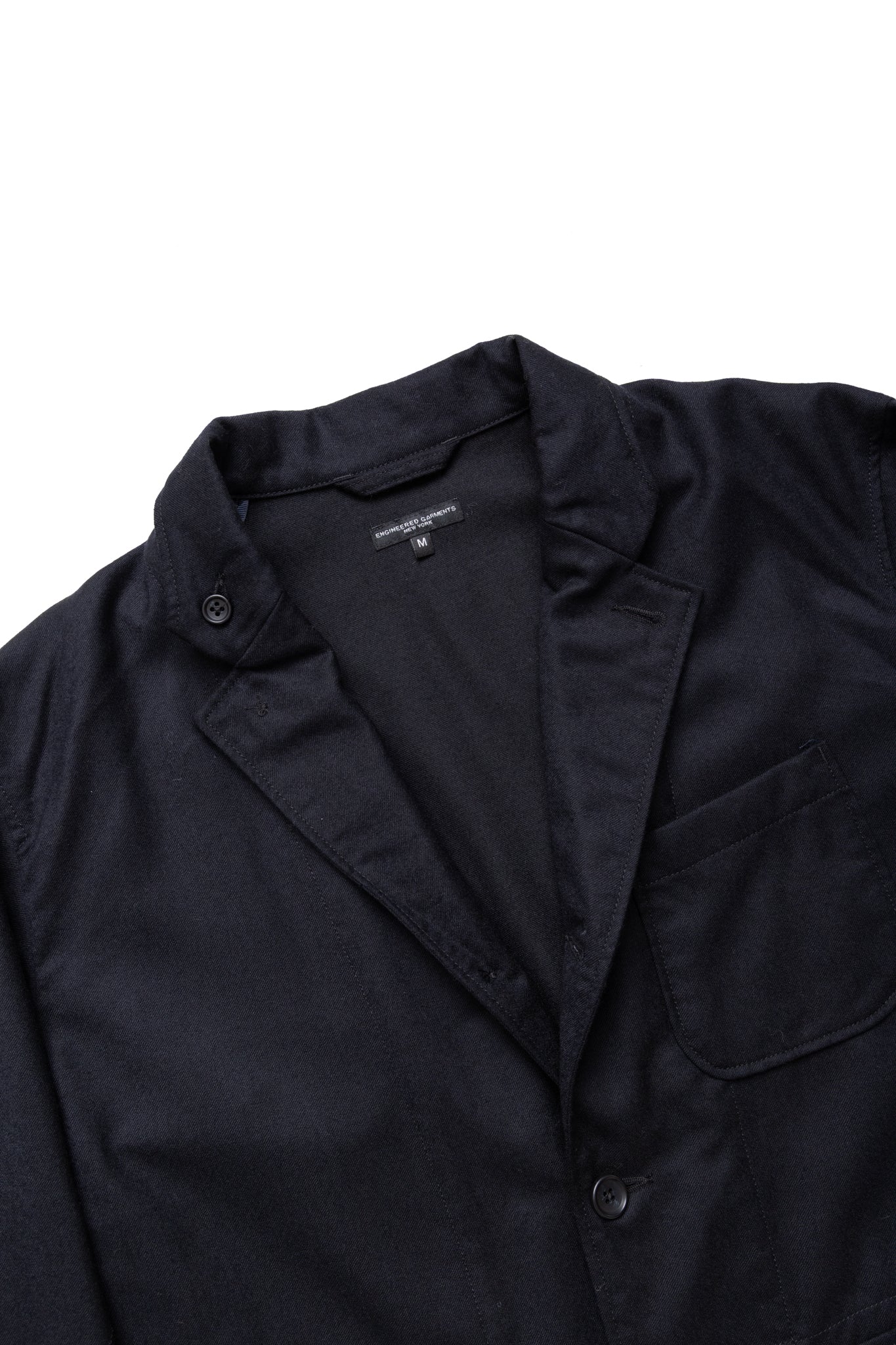 Loiter Jacket High Count Worsted Wool - Dk.Navy