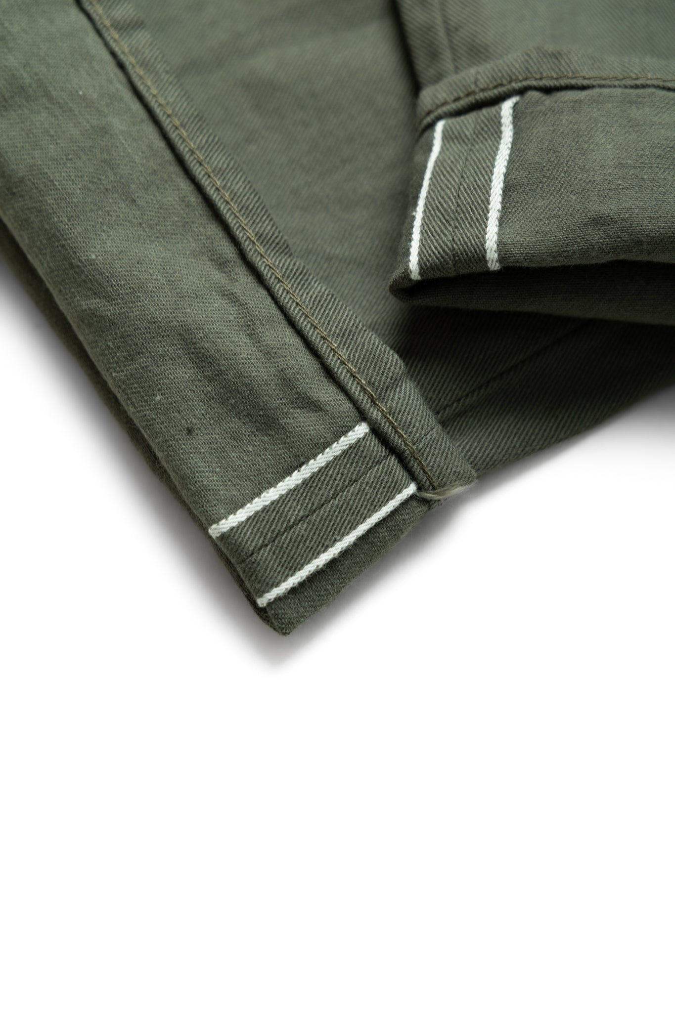 266SVC-GOL 8oz Selvedge Chino Relax Straight - Greyish Olive