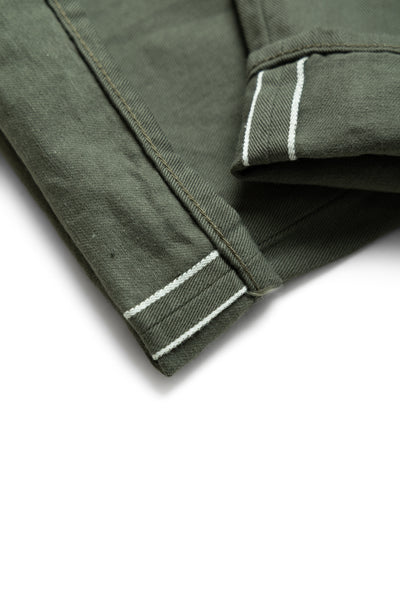 266SVC-GOL 8oz Selvedge Chino Relax Straight - Greyish Olive
