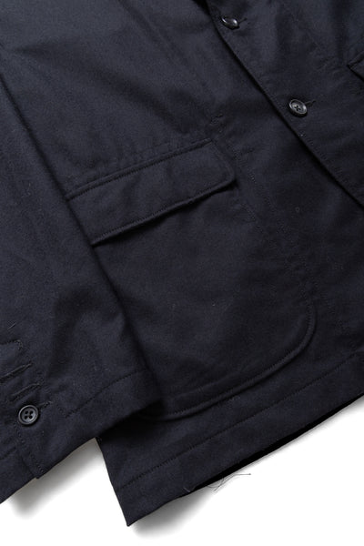 Loiter Jacket High Count Worsted Wool - Dk.Navy