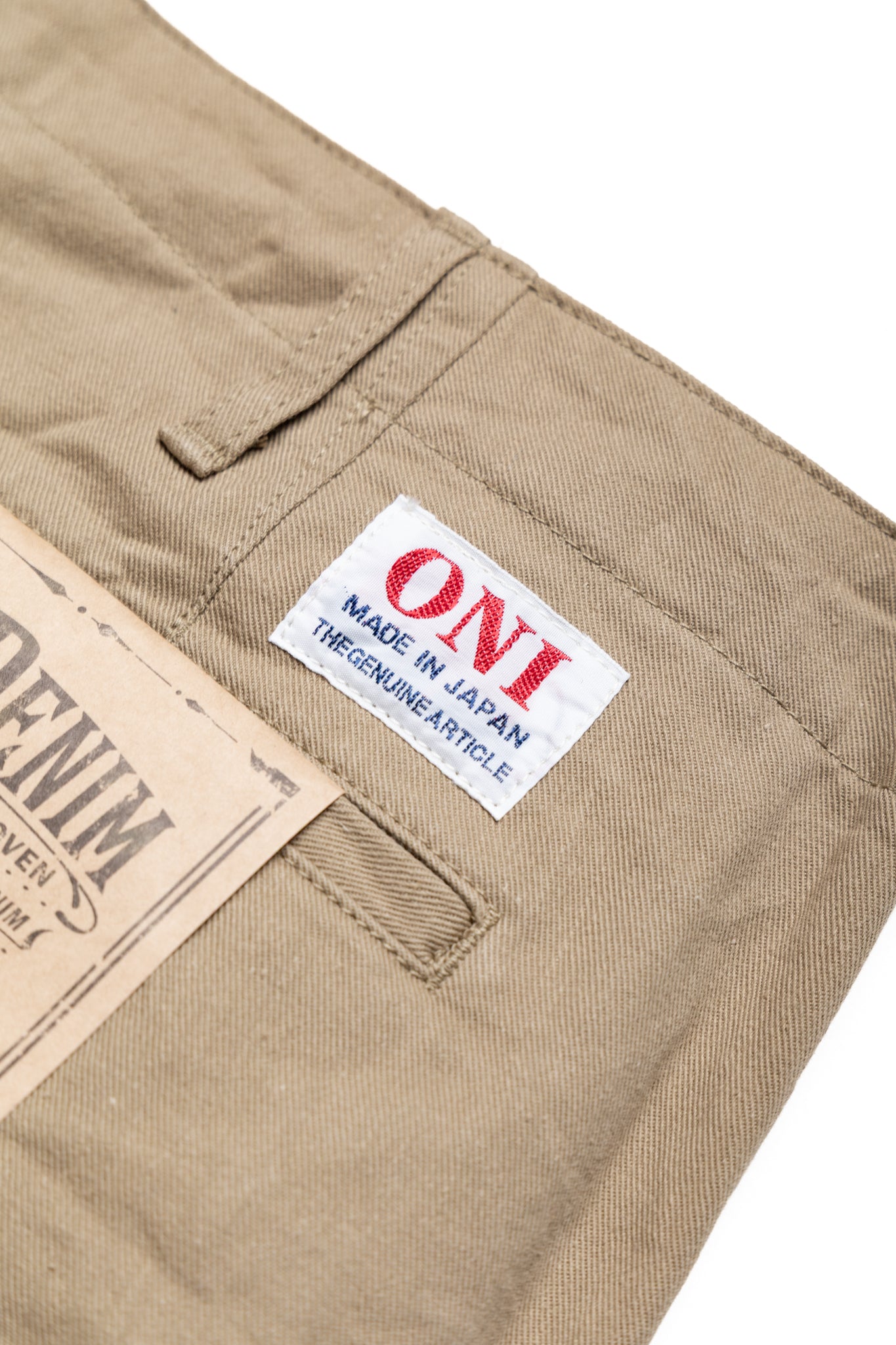 718CH-KHB 8oz Chino Regular Straight - Khaki Beige
