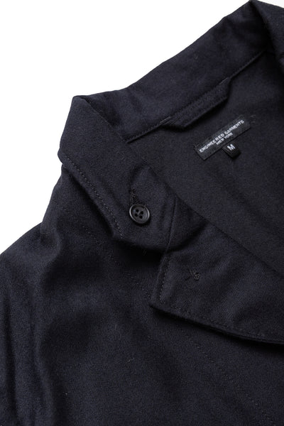 Loiter Jacket High Count Worsted Wool - Dk.Navy