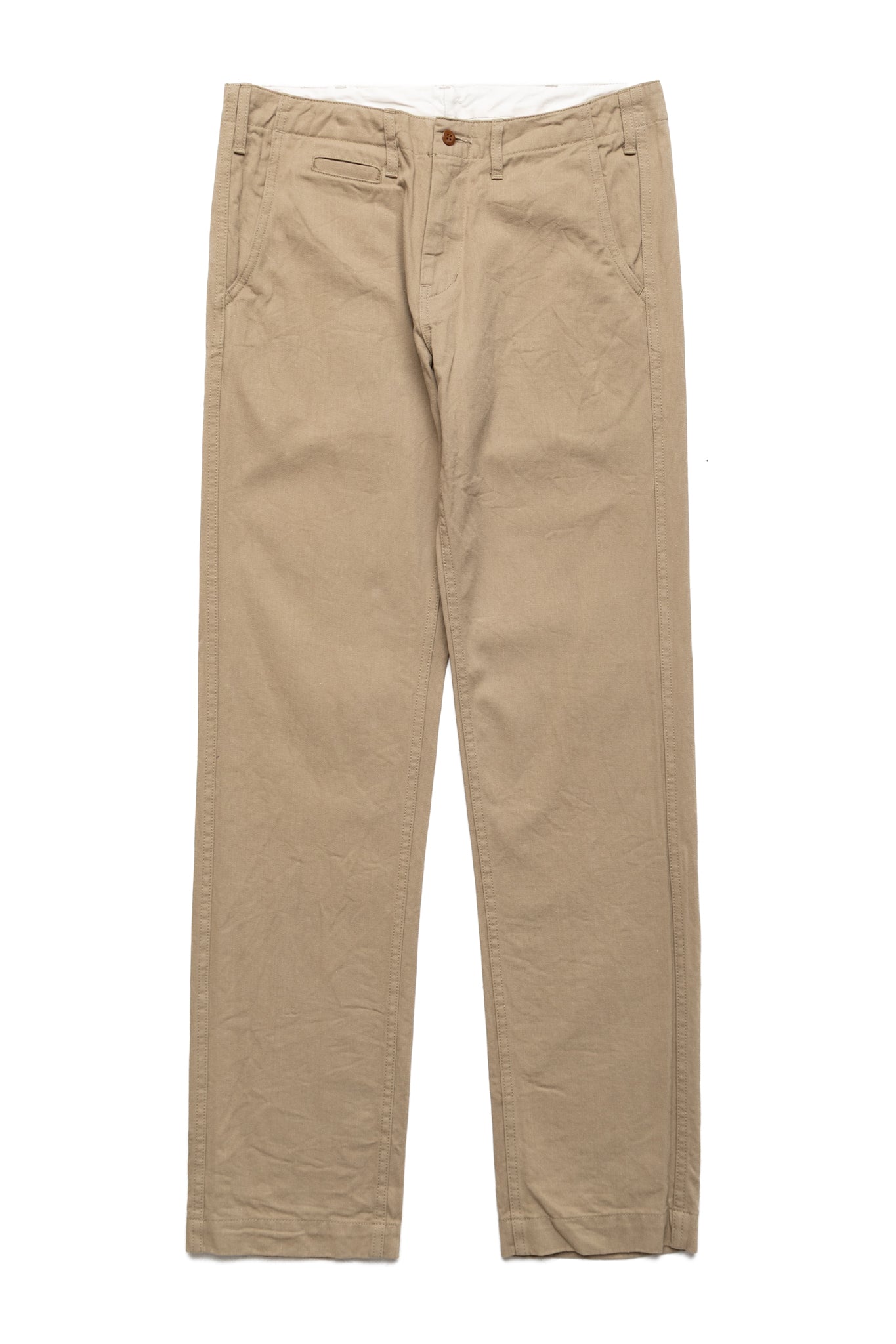 718CH-KHB 8oz Chino Regular Straight - Khaki Beige