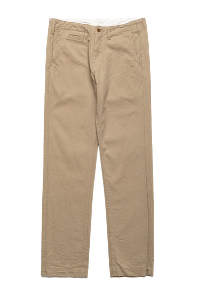 718CH-KHB 8oz Chino Regular Straight - Khaki Beige