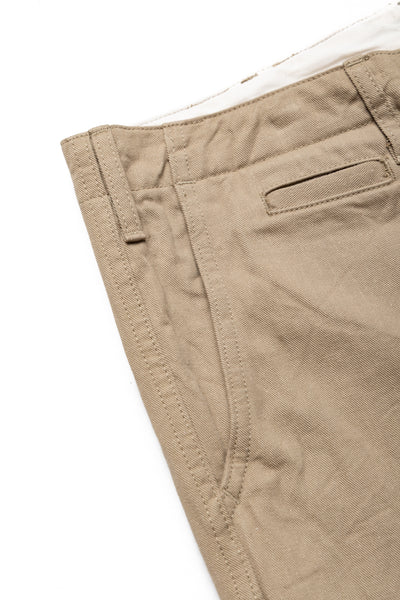 718CH-KHB 8oz Chino Regular Straight - Khaki Beige