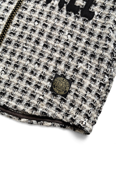 Fancy Tweed GREAT KOUNTRY Baseball Shirt - White