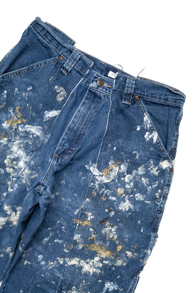 OP-519 Painted Baggy Carpenter Pants (M) (Denver)