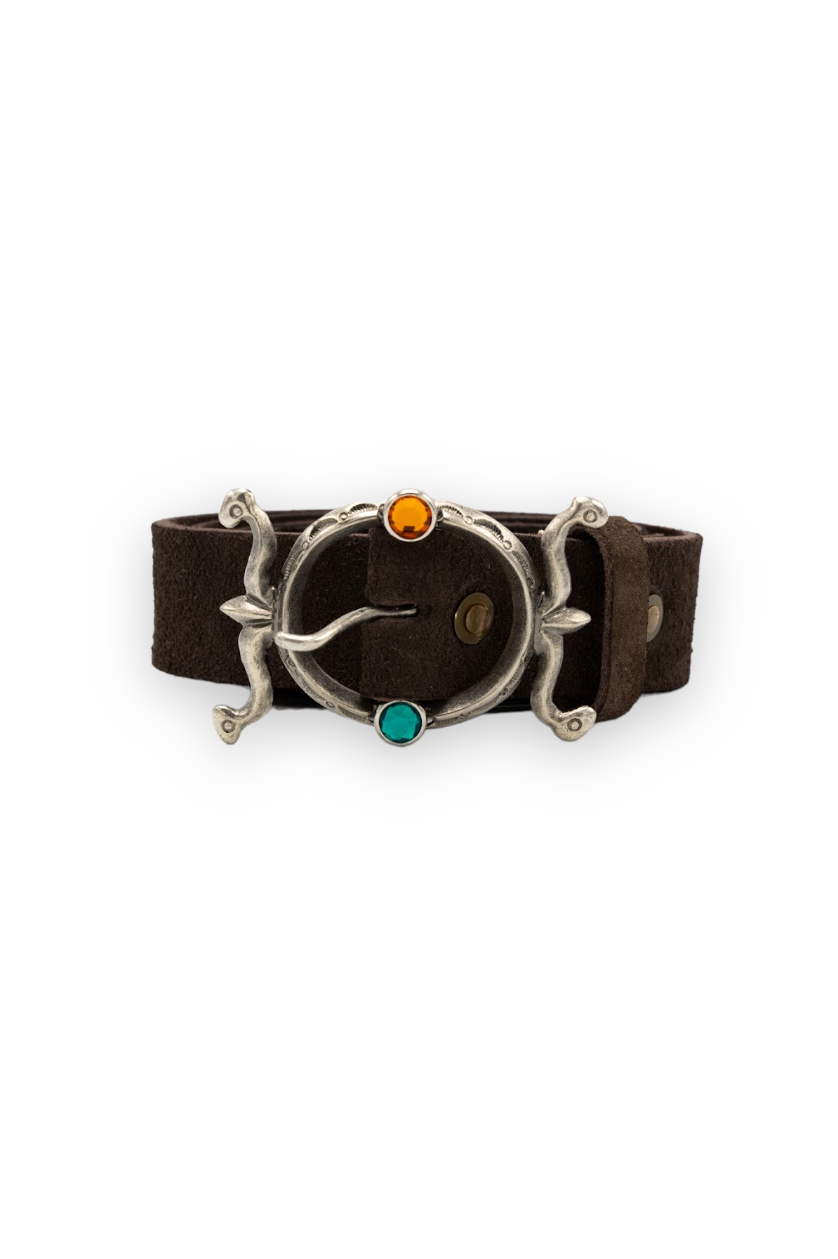 Kapital - Suede NEPTUNE DISCO Buckle Belt – BLUE IN GREEN SOHO Kapital - Suede NEPTUNE DISCO Buckle Belt – BLUE IN GREEN SOHO