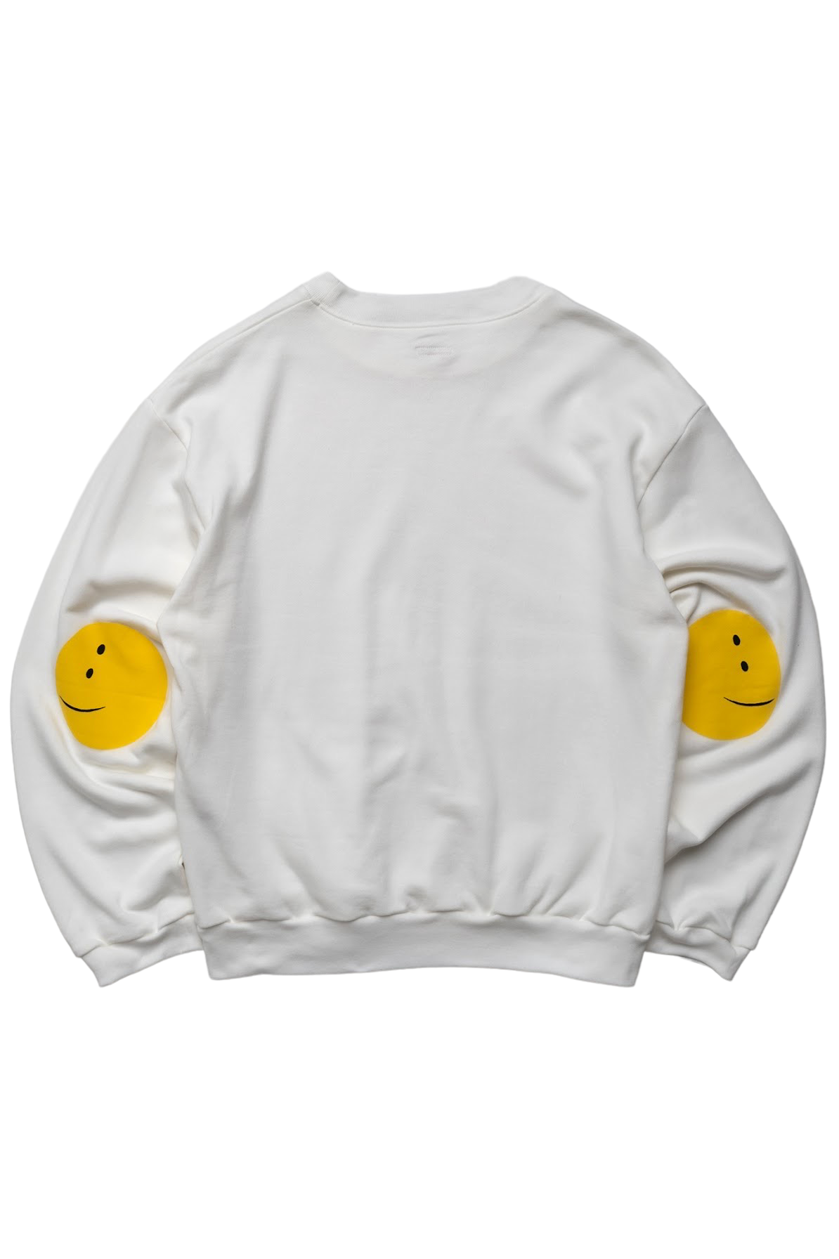 ECO SWT Knit Crew SWT (RAINBOWY Patch) - White