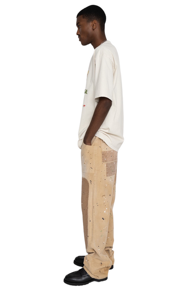 Twill Painted Patchwerk - Beige
