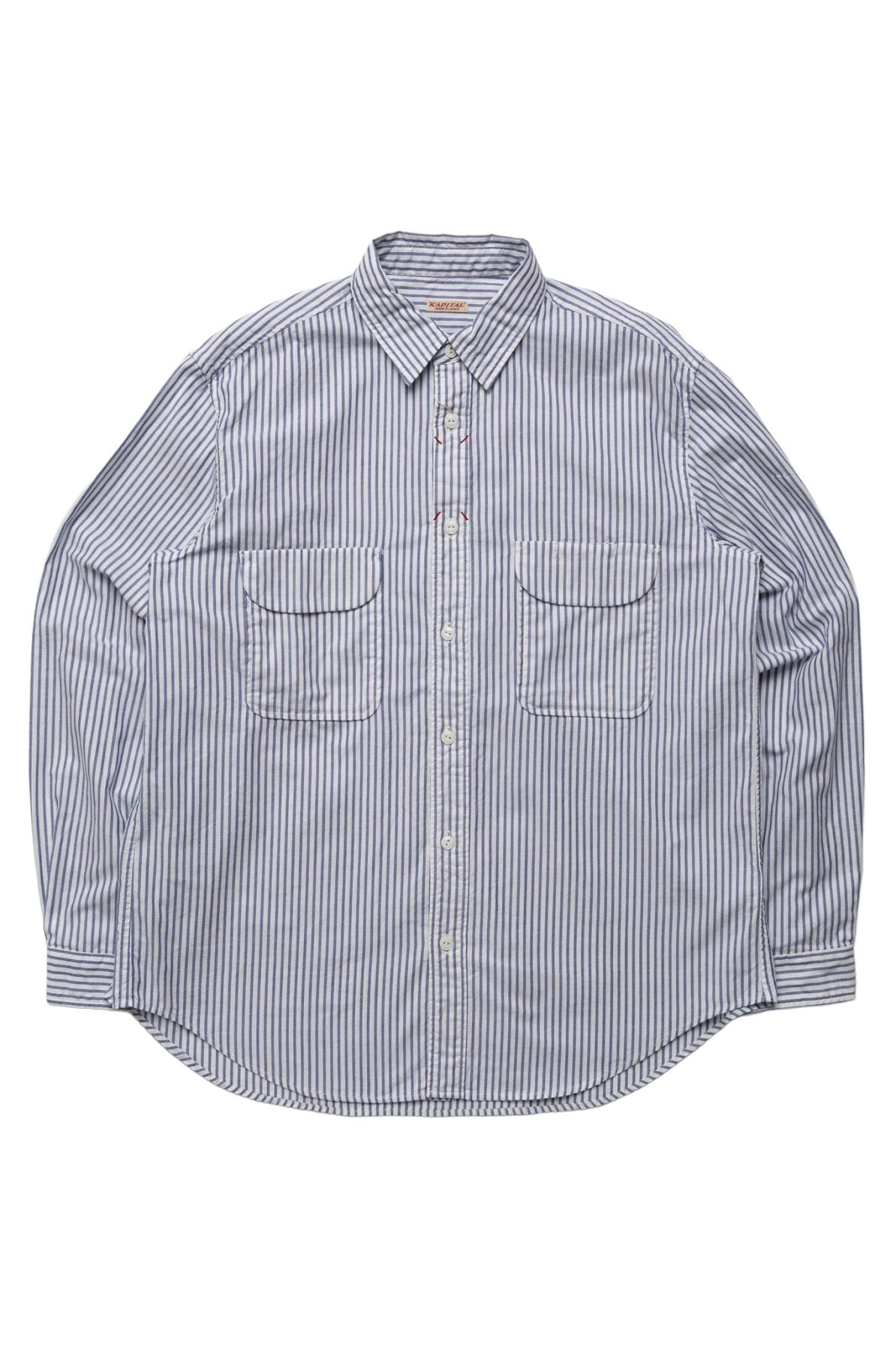 OX Stripe CLIP Shirt - Blue
