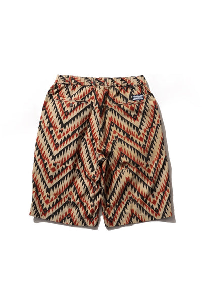 2 Pleats Relax Shorts - Beige