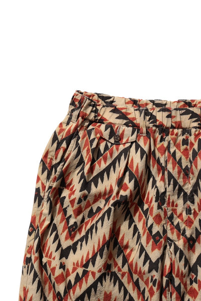 2 Pleats Relax Shorts - Beige