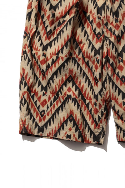 2 Pleats Relax Shorts - Beige
