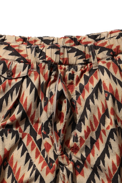 2 Pleats Relax Shorts - Beige