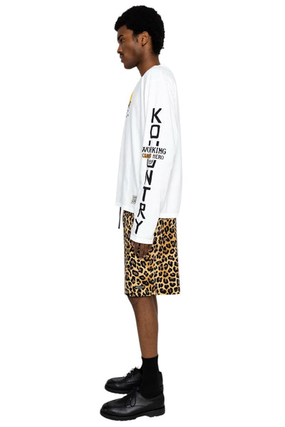 Combed Burberry Leopard EASY Shorts - Brown