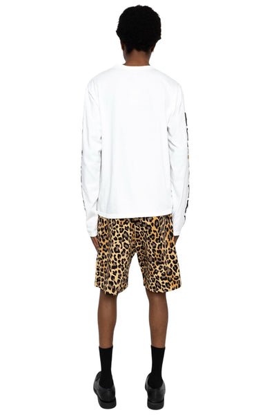 Combed Burberry Leopard EASY Shorts - Brown