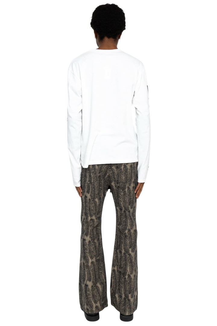 Kapital 12oz MAGPIE DENIM 5P APRON-OKABELLBO - Black x Beige