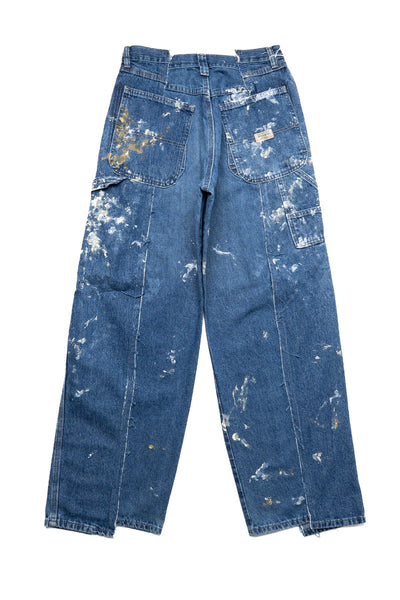 OP-519 Painted Baggy Carpenter Pants (S) (Denver)